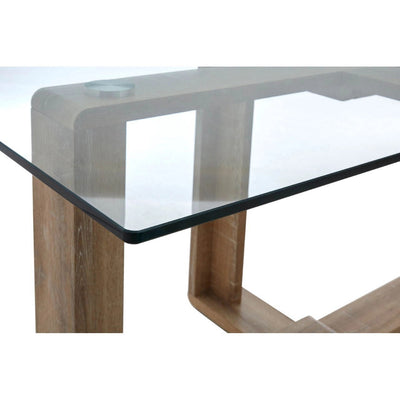 Markham Clear Tempered Glass Dining Table