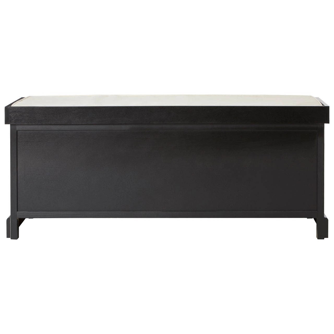 Orchard 3 Drawers Black Finish Storage Bench