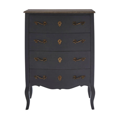 Uxbridge 4 Drawer Dark Grey Chest