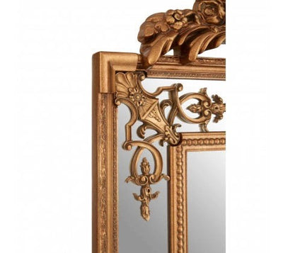 Bevelled Mirror With Gold Finish