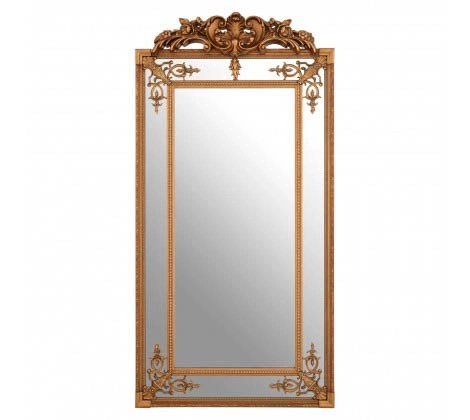 Bevelled Mirror With Gold Finish