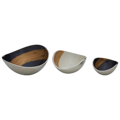 Aubrey Deco Brushstroke Bowls